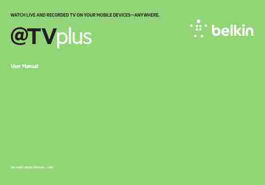 Belkin TV Receiver G1V1000 8820-01176-page_pdf